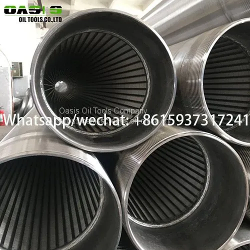 Water Well Stainless Steel v Wire Wrapped Screen Pipe/rod Base Well Screens photo-4