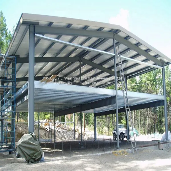 modular light steel frame workshop steel garage shed workshop