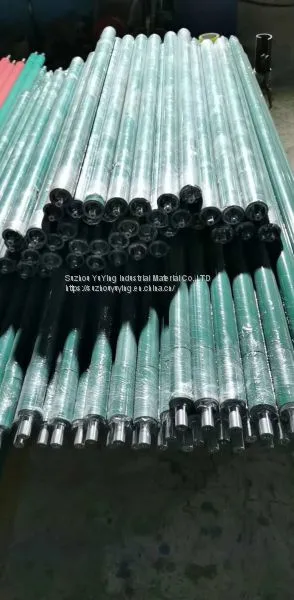 Soft Vulcanized Rubber Roller for Glass Making Machine photo-3