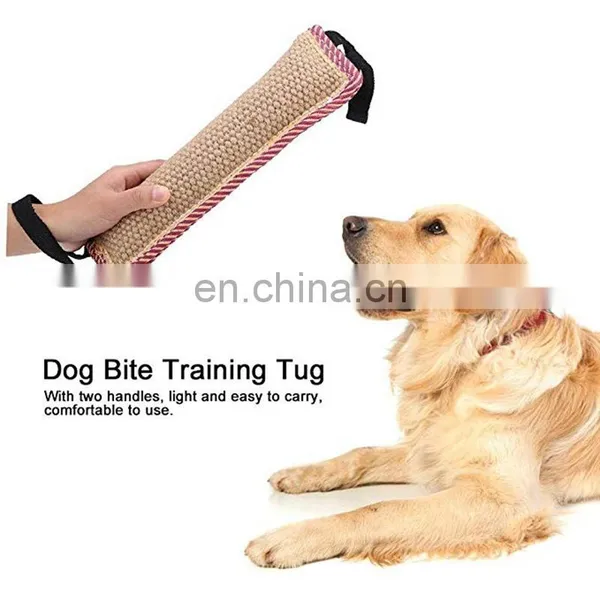 Linen Bite Bar Dog Bite Pillow Dog Training Stick Agility Dog Professional Training Tool photo-4