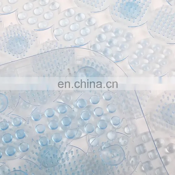 Customized Cheap Best Selling Soft Comfortable PVC Plastic Antislip Non Clear Material Child Bath Tub Mat Spa Set for Kids photo-2