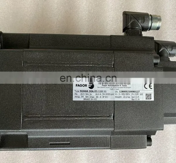 3.83KW Cheap Fagor AC Servo Motor Drive With Brake FKM66.30A.E3.110.11 photo-2