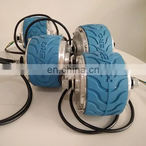 HONGJUN 4 Inch Custom Tyre Brushless Hub Mtor With Gear photo-2