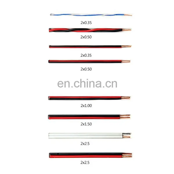 China Ningbo Stranded Copper Transparent Ofc Outdoor Colored Speaker Wire Speaker Cable photo-5