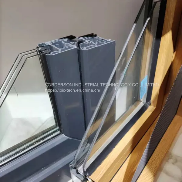China Conch Pvc Casement Windows And Doors Profiles Plastic Sliding Window Parts Materials Door Upvc ,Aluminum Profile photo-2