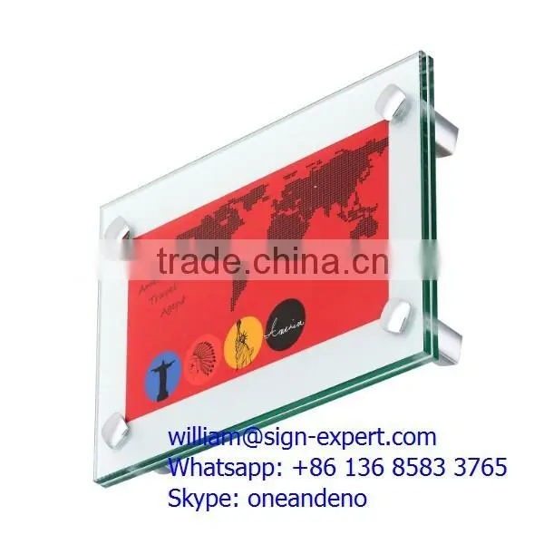 Stainless Steel Signage Acrylic Holder Glass Standoff photo-5