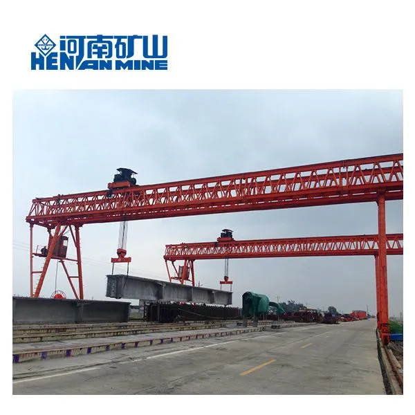 Truss Type Double Beam Rail Traveling Gantry Crane With Electric Winch for Concrete Construction photo-3