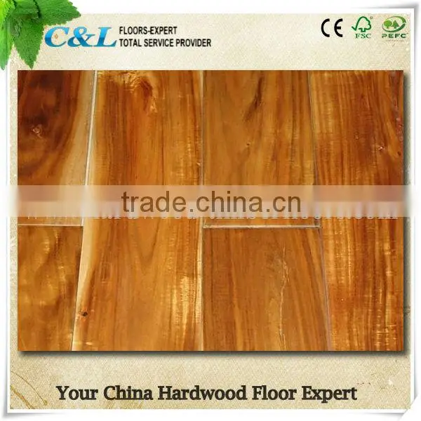 Good Quality Prefinished Small Leaf Acacia Timber Hardwood Flooring