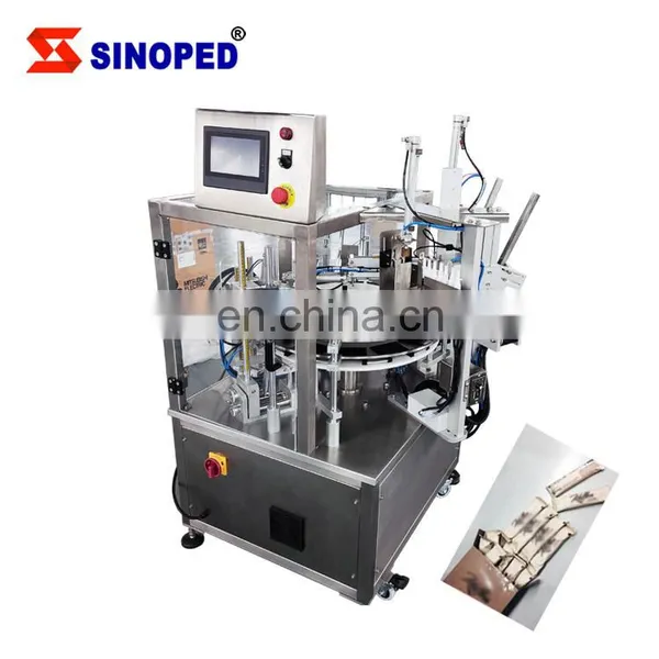 Full Automatic Biscuit Cornflakes Milk Chocolate Food Boxes Packing Rotary Carton Packaging Auto Cartoning Machine photo-2