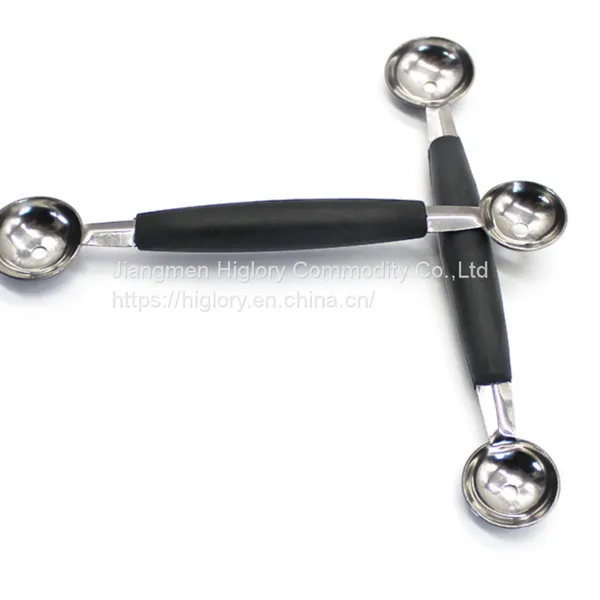 Amazon Best Seller Gadgets 2022 Fruit Vegetable Carving Tools Double Head Watermelon Baller Ice Cream Scoops photo-2