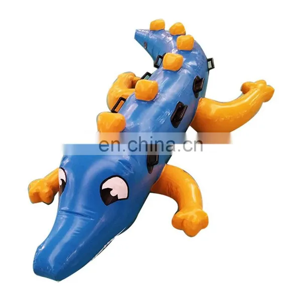 Custom Pvc Summer Air Toys Inflatable Water Pool Fish Toys Crocodile Animal