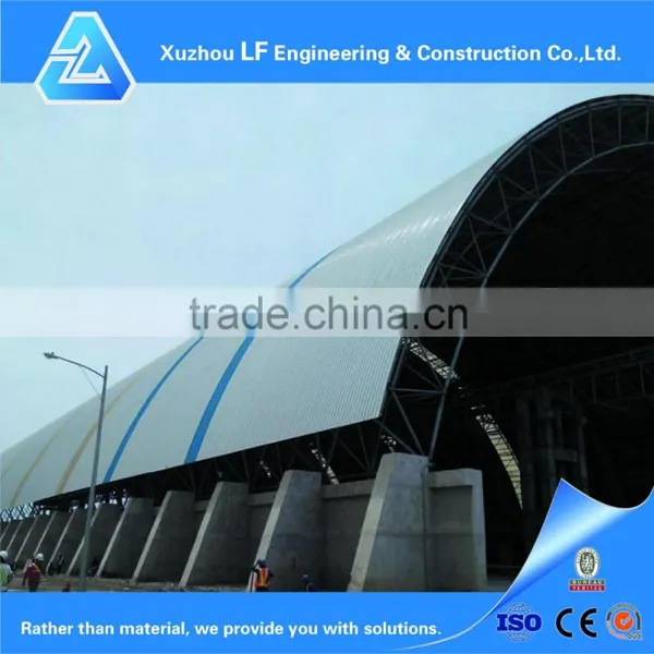 High Quality Long Span Steel Barrel Space Frame photo-2