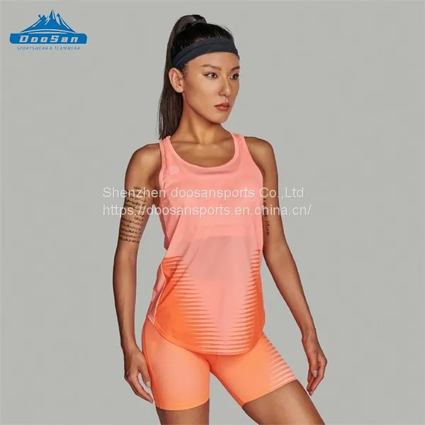 Custom High Quality Women Clothes Sublimation Running Wear photo-2