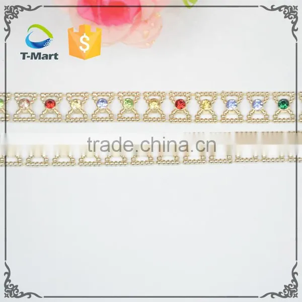 Butterfly Plastic Trimming With Crystal Stone photo-3