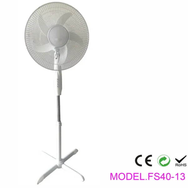 16-Inch 5 Blade Fan Shaking The Floor Fan 4 Corner Stand - Wind Power（Wechat:13510231336）