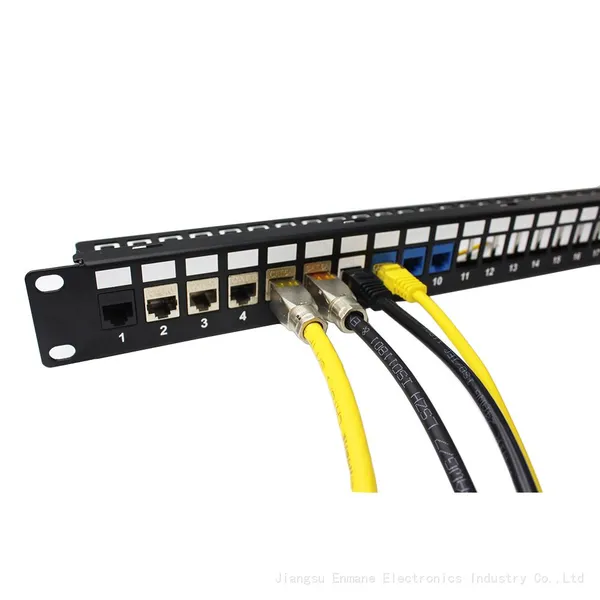 1U 24 Port Thin Shielded Blank Patch Panel photo-2