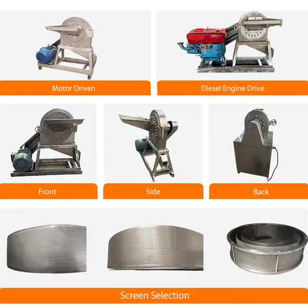 Universal Spice Powder Grinder for Rice Sugar Turmeric Chili Crusher CWF-360 Model photo-4
