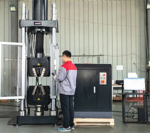 WAW-1000F Manual Deformed Steel Bar Single Tensile for Test Machine 1-Year Warranty-ASTM Hydraulic Wedge Grip 1000KN for photo-5