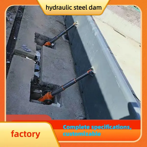 Hydraulischer Stahlstauwehr für städtische Hochwasserschutz und Entwässerung photo-5