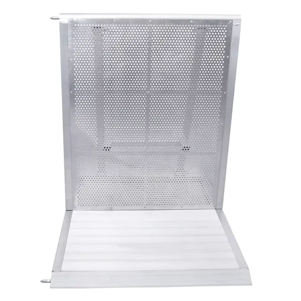 Powder-coated Galvanized Mobile Folding Safety Fence for Pedestrian Crowd Control, Events, Concerts, and Other Events. photo-3