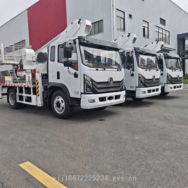 Dongfeng Export-type 23-meter Aerial Work Vehicle, Telescopic Boom Aerial Work Platform for Foreign Trade Maintenance photo-2
