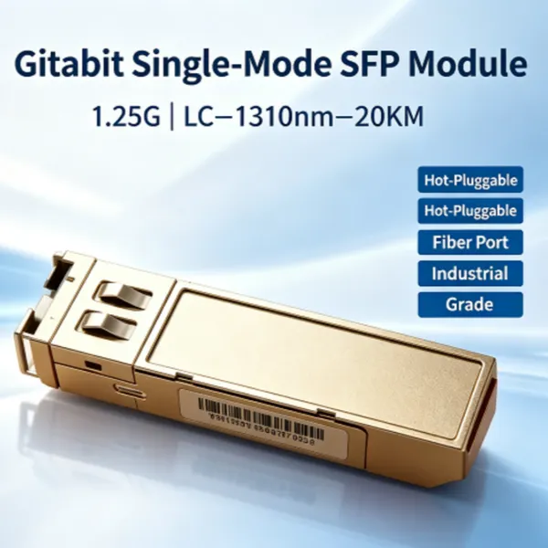 Raisecom USFP‑Gb 1.25G Gigabit SFP Module, Commercial S1‑D‑R M‑D‑R / Industrial Wide Temp S1‑I M‑I Optical Transceiver
