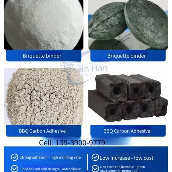 Briquette Binder. Features: Quick-drying, Waterproof, Sulfur Reduction, Clean and Environmentally Friendly Material photo-2