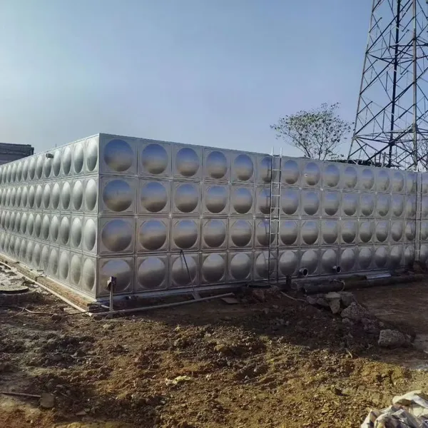 Tanque de agua seccional compuesto de FRP SMC de fábrica directa para almacenamiento de agua en azoteas de villas