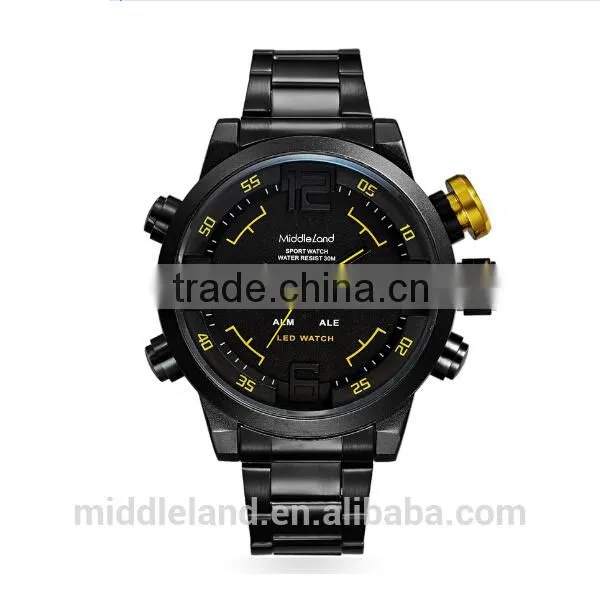 2015 Touch Screen Fashion Digital Male Watches Men Luxury Brand Men's Sports Clock Electronic Wrist Watch Wristwatches photo-4