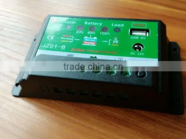 Factory Supplier 12V/24V Solar Charge Controller With USB Output, Pwm Solar Charge Controller Manual, 5A/10A Solar Charger Contr photo-3