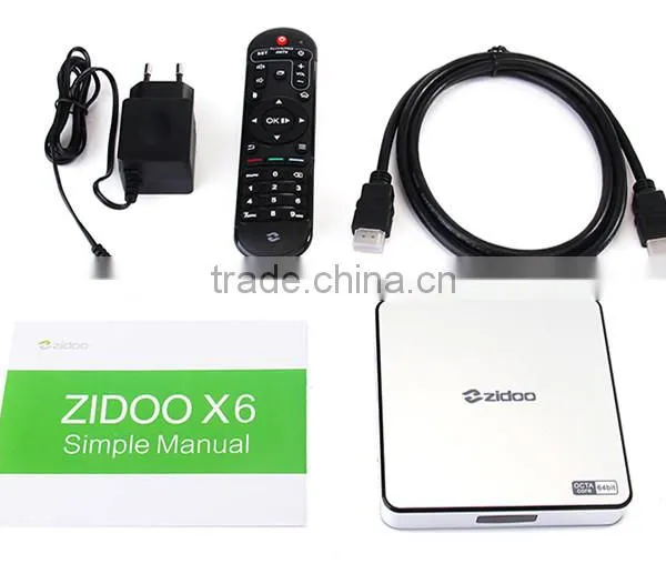 Zidoo X6 Pro RK3368 Android 5.1 2G/16G Wifi Bluetooth 3D Octa Core tv Android Box OTA Miracast Airplay 2.0 4K*2K H.265 photo-6