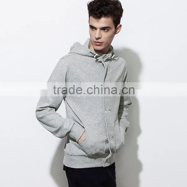High Quality Custom Cheap Plain Pullover Hoodies photo-4