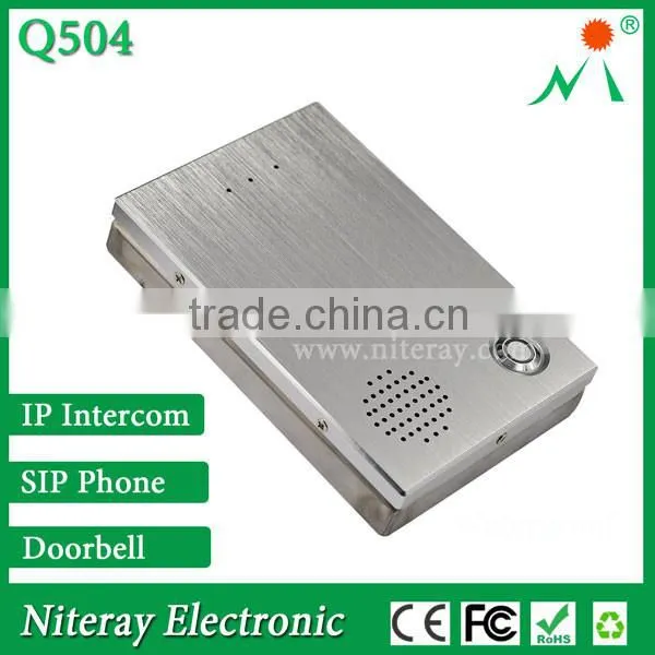 Apartment door access control intercom audio IP door phone
