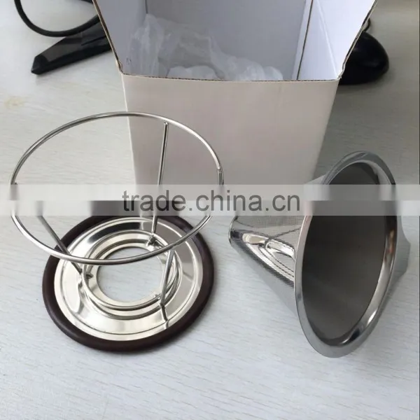 316L Stainless Steel Pour Over Coffee Filter photo-2