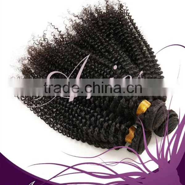 Brazilian Unprocessed Virgin Afro Kinky Curly Human Hair Weaving photo-4
