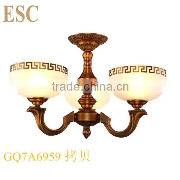 The SPANISH Marble Copper Chandelier photo-2