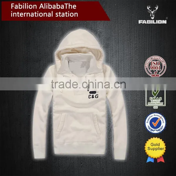 Slim Hooded Hedging Buttons Embroidered Velvet Warm for 100% Cotton Hoodie photo-4