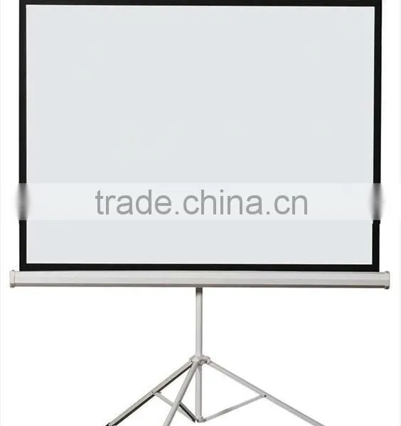50"-120" Matte White Portable Tripod Projector Screen for Projector