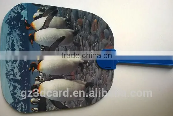 Plastic Customization Promotion Advertising 3d Fan 2015