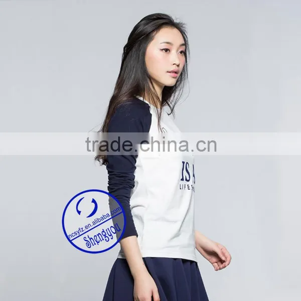 2015 China Supplier Custom Fashion Printed t Shirt for Women photo-2