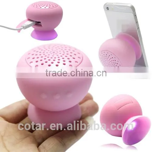 2015 Fashionable Hot Selling Wireless Mini Bluetooth Speaker With Sucker photo-2