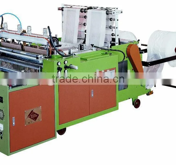 Dual Servo Motor Driven High Speed T-Shirt Bag Making Machine