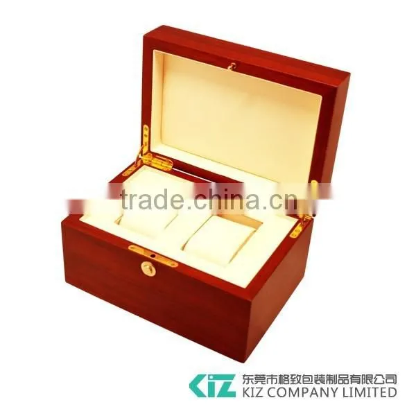 High Quality Wooden Watch Boxes for Two Watchs Can be Customized photo-2