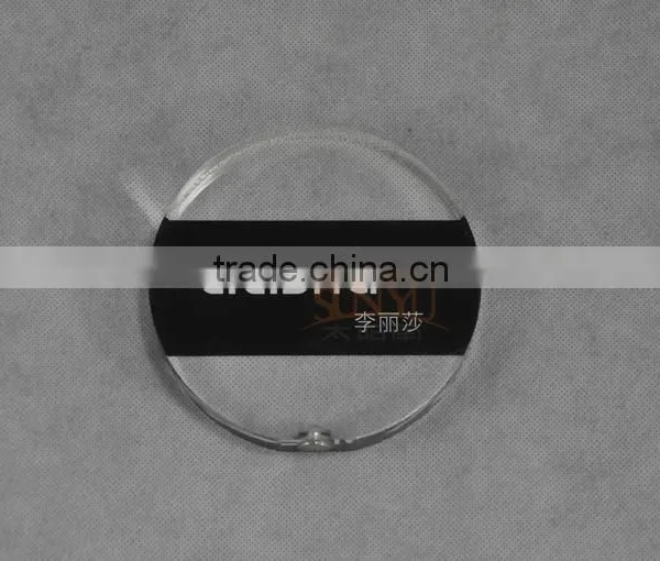 Custom Clear Round Acrylic Awards With Printing photo-2
