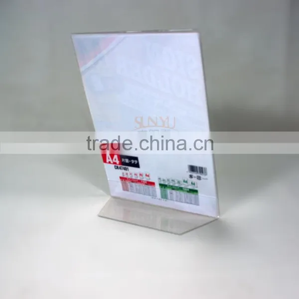 Design Made Silk Screen Acrylic PMMA /Acrylic Menu Holder photo-5