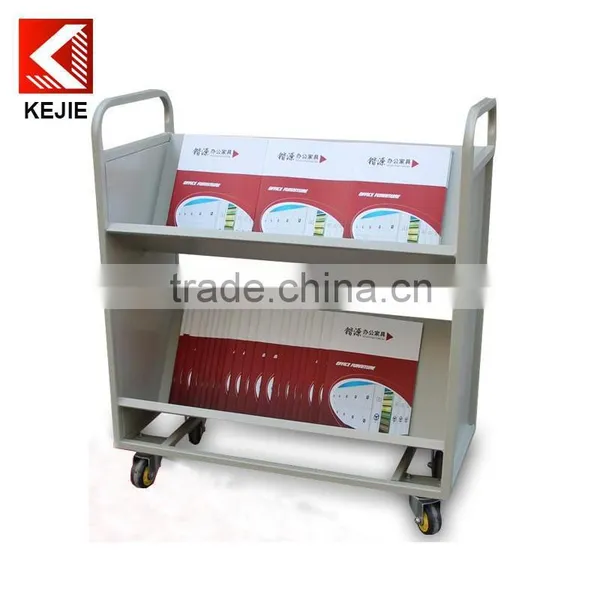 Hot Sale Book Cart Metal Book Truck With Low Price photo-2