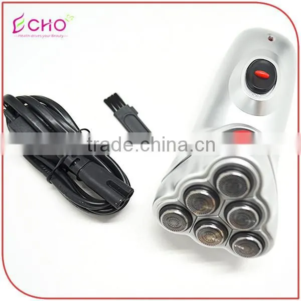 Electric Rechargeable Cordless Six Heads Rotary Shaver Razor photo-5
