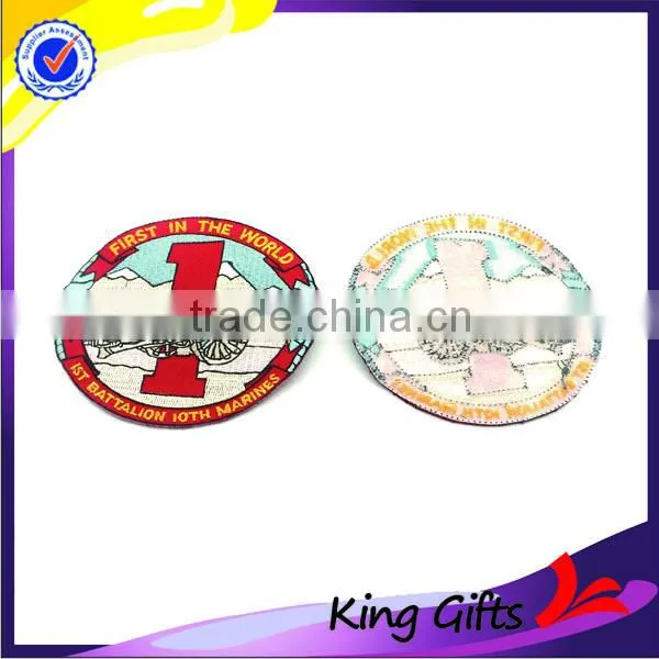 2016 High quality embroidery patch badge