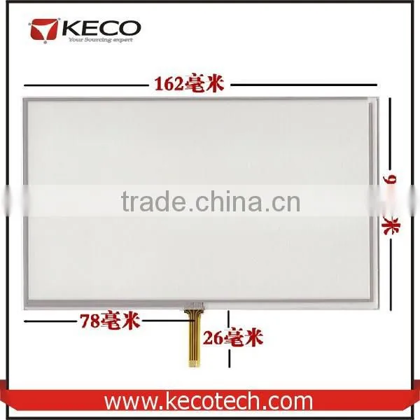 7 7.0 Inch Compatible 4 Wire Resistive 162*97 162mm*97mm for Eroda X10 Touch Glass Digitizer Screen
