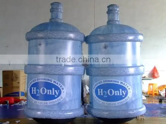 customized model inflatable bottle for advertising